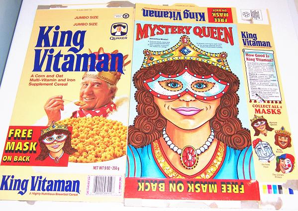 King Vitaman Mystery Queen Mask