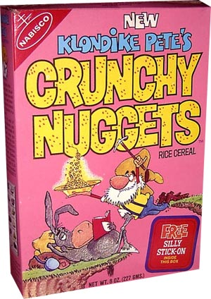 Crunchy Nuggets Cereal Box