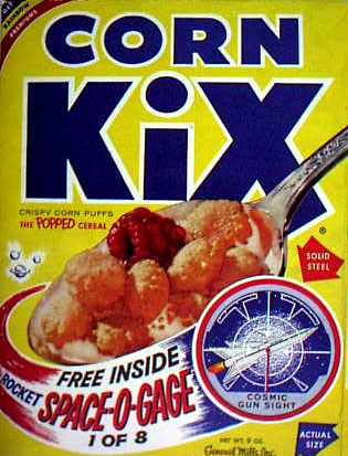 Corn Kix Cereal Box