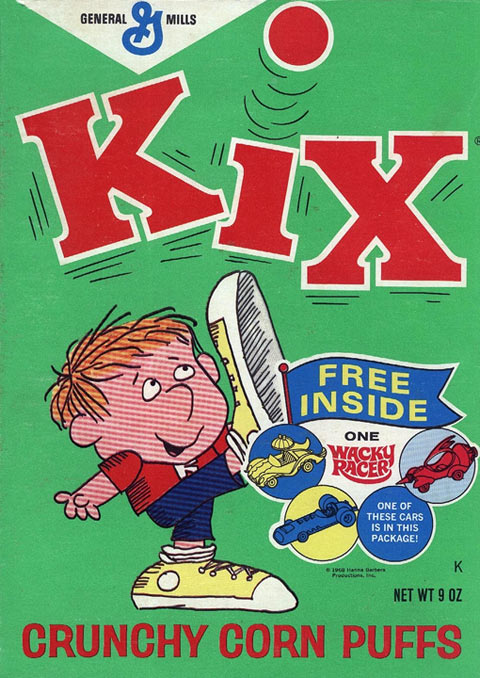 1969 Kix Cereal Box