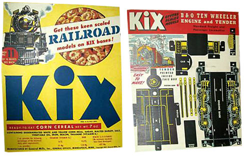 1947 Kix Cereal Box