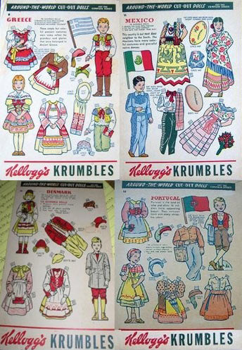 Krumbles World Cut-Out Dolls