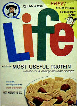 Vintage Life Cereal Box