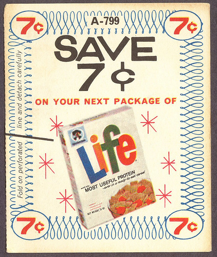Vintage Life Cereal Coupon