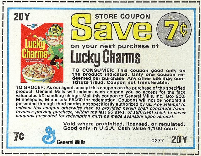 Old Lucky Charms Coupon