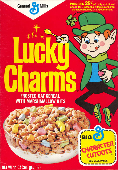 Image result for images of lucky charms cereal