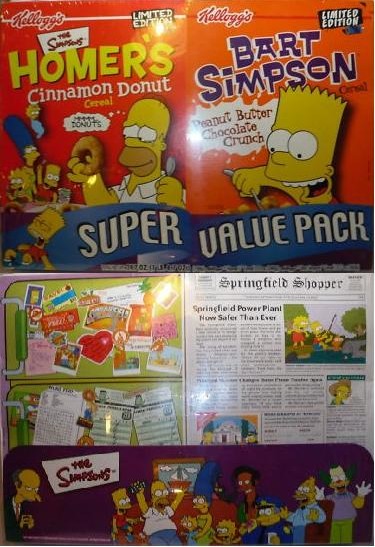 The Simpson's Bart Simpson Cereal Box 2" X 3" Fridge Locker Magnet 