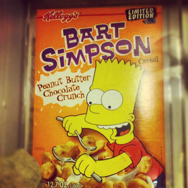 Unopened Bart Simpson Cereal