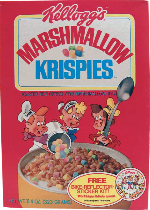 Marshmallow Krispies Cereal Box