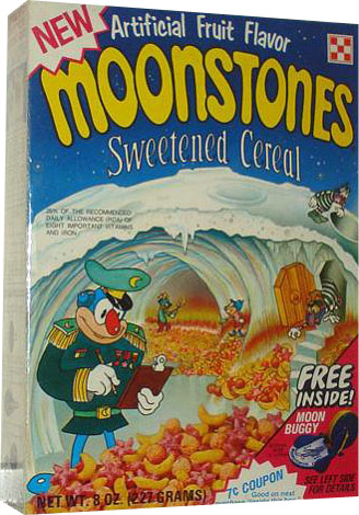 Moonstones Cereal Box