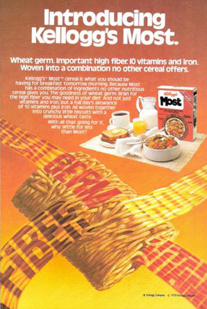 1979 Most Cereal Ad