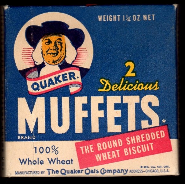 1950's Quaker Muffets Box