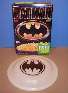Batman Cereal Frisbee