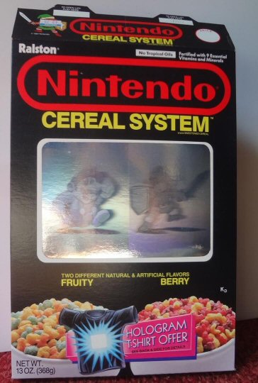 Nintendo Cereal System Box Front 2