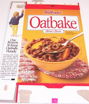 Oatbake Cereal Box