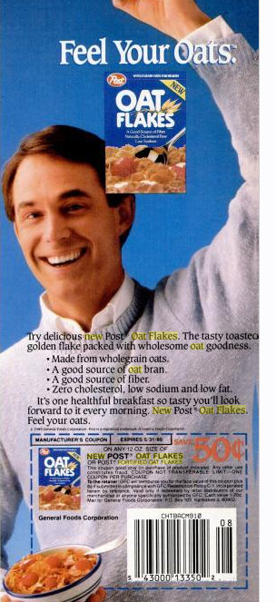 1989 Coupon For Post Oat Flakes