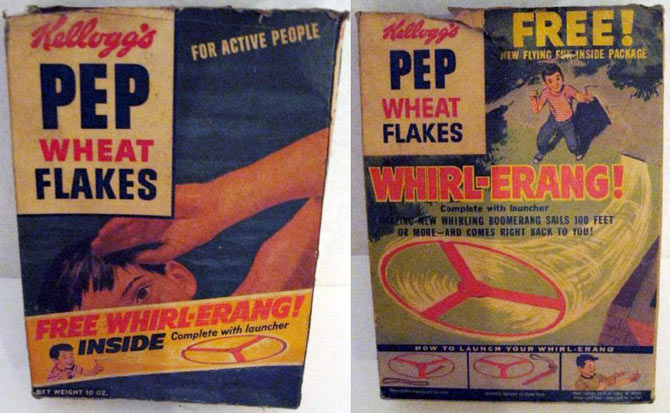 1956 Pep Wheat Flakes Box