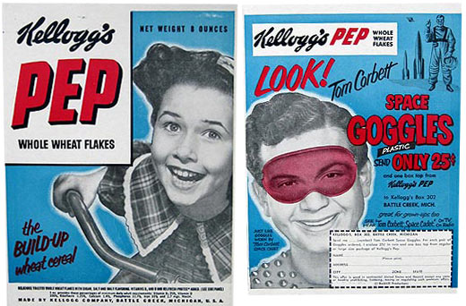 1952 Pep Cereal Box