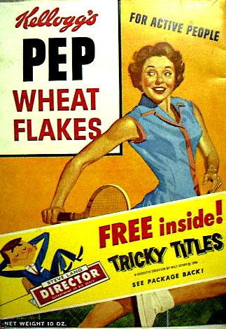 Pep Wheat Flakes Box (Tricky Titles)