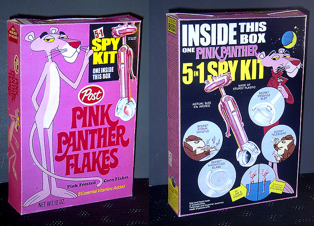 Pink Panther Flakes Spy Box