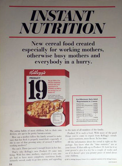 1967 Product 19 Advertisement