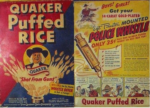 Puffed Rice Police Whistle Box