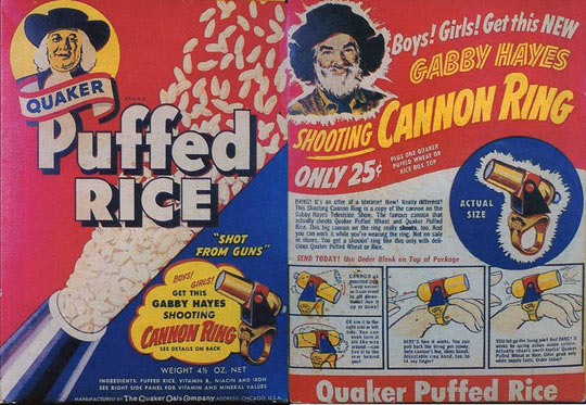 Puffed Rice Gabby Hayes Ring