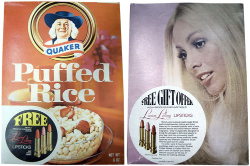 1971 Quaker Puffed Rice Box