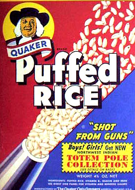 Quaker Puffed Rice Box