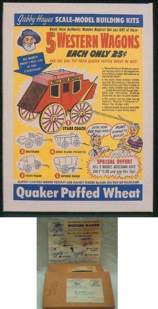 Puffed Wheat Western Wagons