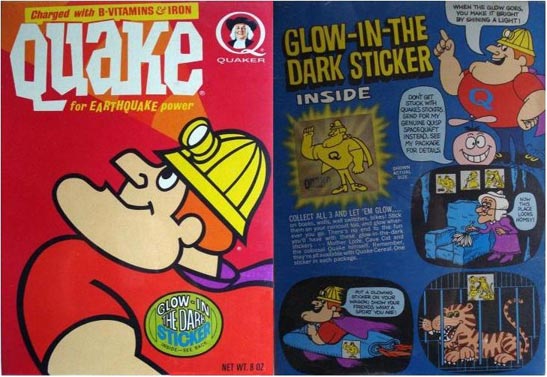 Quake Glow-In-The-Dark Sticker