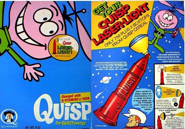 Quisp Cereal Box - Laser-Light