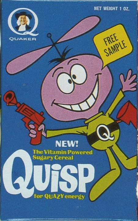1965 Quisp Free Sample Box