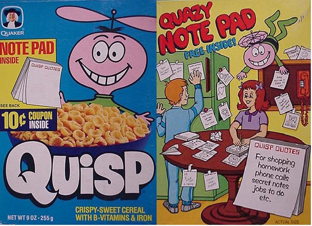 Quisp Quazy Note Pad Box