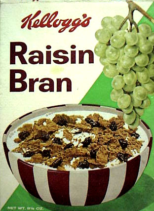 Early 1960's Raisin Bran Box