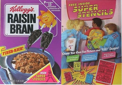 Raisin Bran Super Stencils