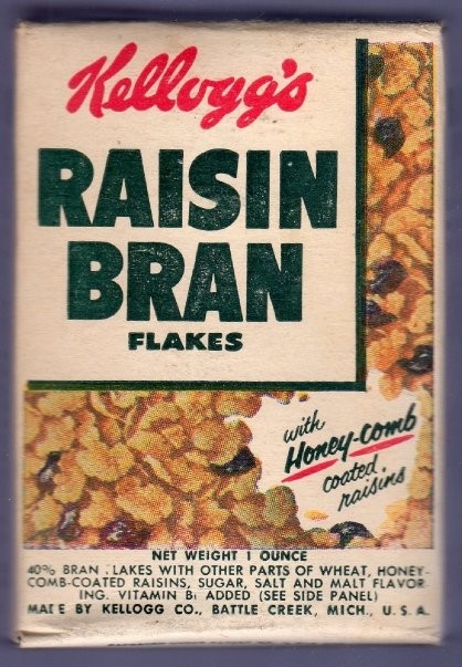 Raisin Bran Flakes One-Ounce Box