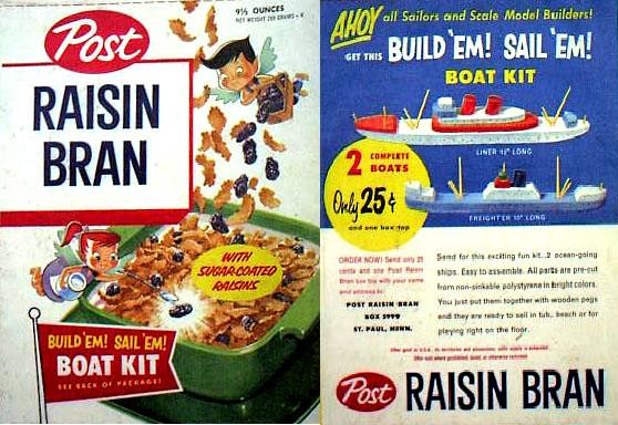 Raisin Bran Boat Kit Box