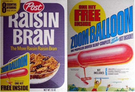 Raisin Bran Zoom Balloon