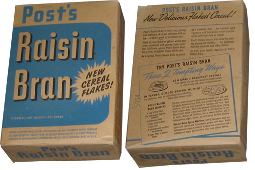 Very Early Raisin Bran Package