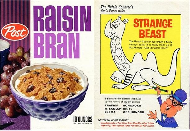 Raisin Bran Strange Beast Box