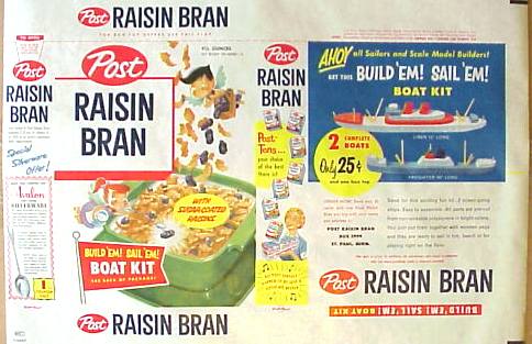 Raisin Bran Boat Kit