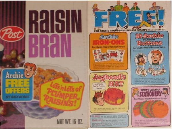 Raisin Bran Archie Offers