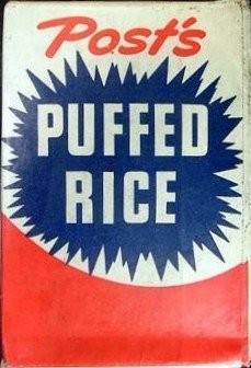 Post's Puffed Rice Box
