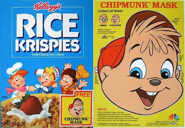 Rice Krispies Chipmunk Mask