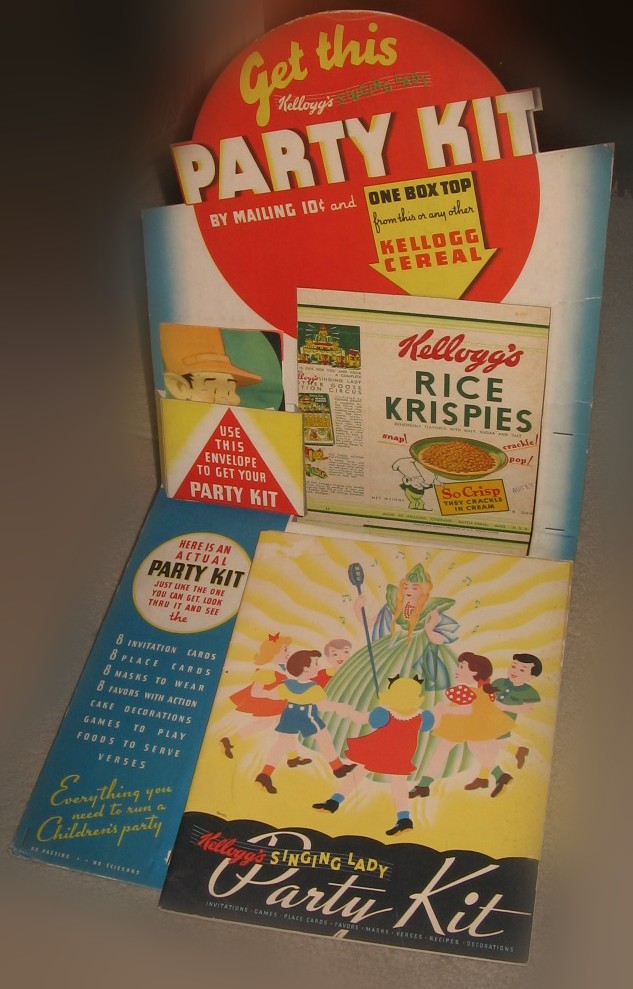 Rice Krispies Party Kit Store Display