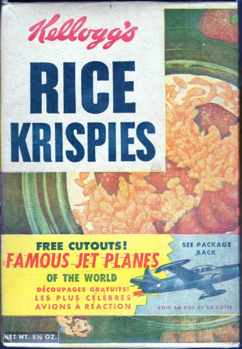 Rice Krispies Cereal Box - Jet Cutouts