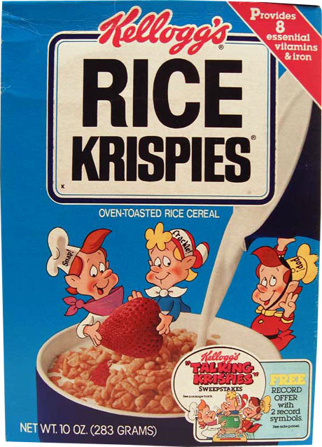 1984 Rice Krispies Cereal Box
