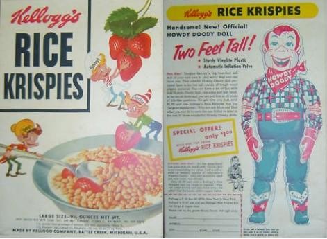Rice Krispies Howdy Doody Doll Box