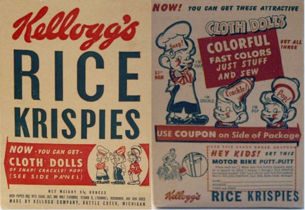 Rice Krispies Cloth Dolls Box